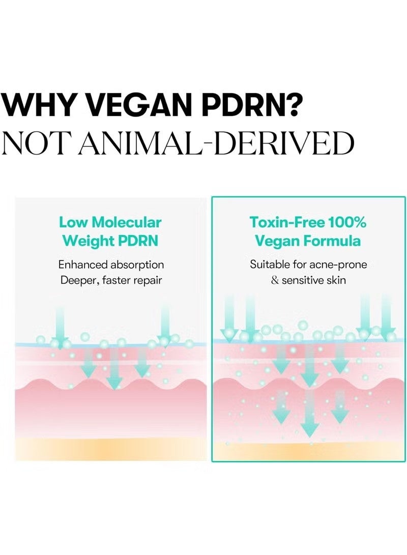 ك أو إي سي كريم كبسولة PDRN 100، مرطب الوجه المرطب مع 100،000 جزء في المليون PDRN، حمض الهيالورونيك، 9 الببتيدات، كريم مغذي لتثبيت وسحب، العناية بالبشرة الكورية (1.69 أوقية فلورية) - Image 3